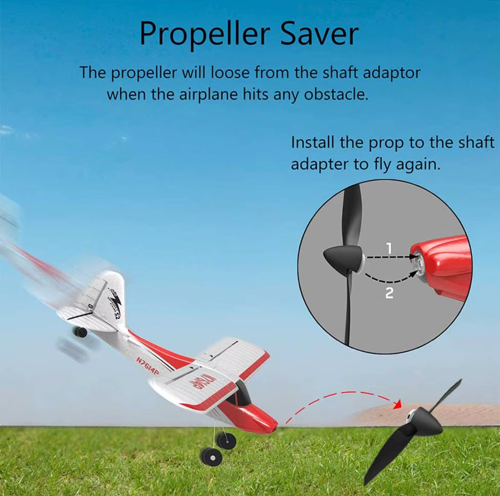 Radio Control Rc Plane with Gyro for Kids and Adults