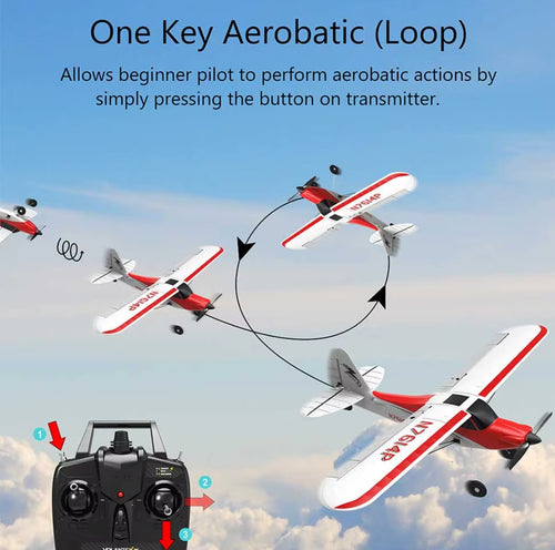Radio Control Rc Plane with Gyro for Kids and Adults