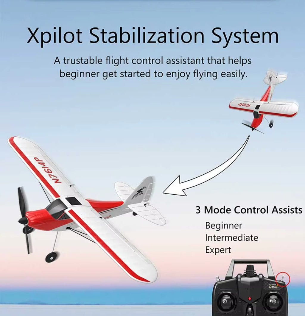 Radio Control Rc Plane with Gyro for Kids and Adults